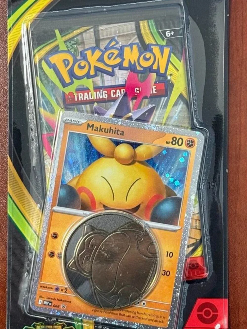 Pokémon TCG Mega Evolution Blister – Sealed Promo Card + Coin